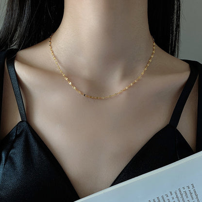 Stainless Steel Double Layer Necklace For Women