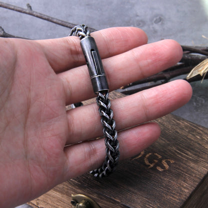Vintage Chain Link Handmade Bracelet for Men