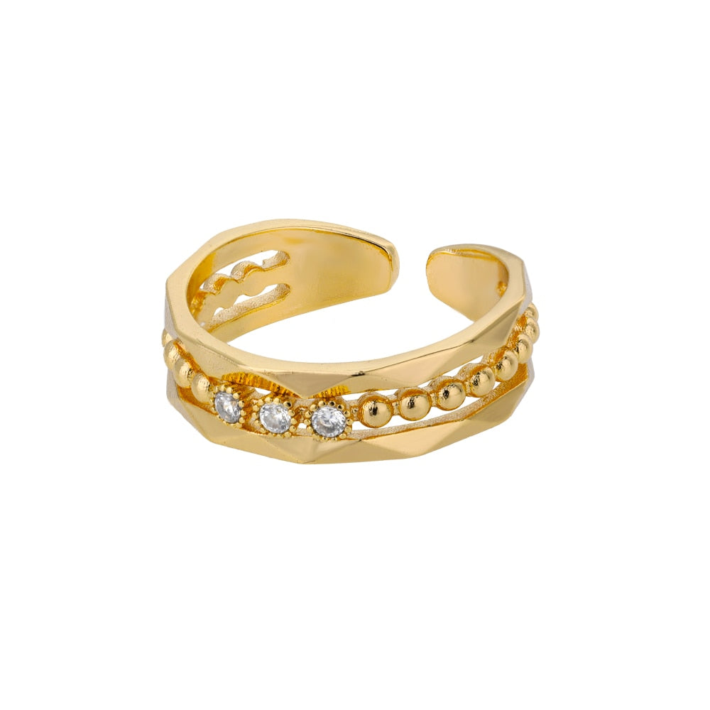 Classic Twist Chain Rings For Women